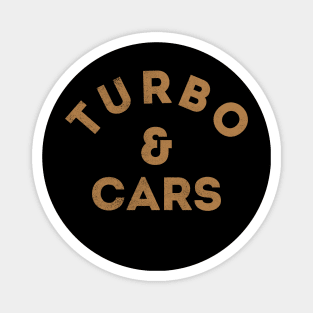 Turbo and Cars Magnet